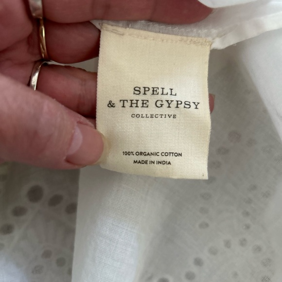 Spell &The Gypsy White Dylan Smock Dress - Picture 7 of 13